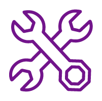 Toolkit icon purple