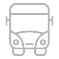 Tours and transport icon grey